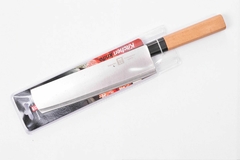 Cuchillo Recto Estilo Japones con Mango de Madera - DOMUS NOVA