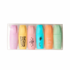 Mini resaltadores pastel x6 - DOMUS NOVA