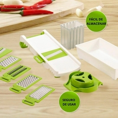 Rallador Manual 6 en 1 con Recipiente - tienda online