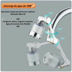 Adaptador 360° para Canilla con Filtro