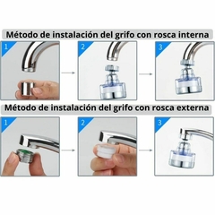 Adaptador 360° para canilla con turbina - DOMUS NOVA