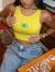 Cropped Regata Brasil na internet