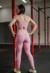 Legging com Bolsos Laterais Rosa Blossom na internet