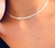 Choker fita clássica 3mm