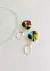 Aros Plata Jasmín De Cristales del Oriente 14mm Con Brisura de Plata - comprar online