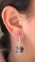 Aros Plata Jasmín De Cristales del Oriente 14mm Con Brisura de Plata en internet