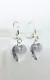 Aros Plata Jasmín De Cristales del Oriente 14mm Con Brisura de Plata