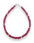 Imagen de Pulsera Summer Cristal Cuadrado Con Pelotitas de Plata