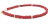 Pulsera Summer Cristal Cuadrado Con Pelotitas de Plata