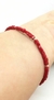 Pulsera Summer Cristal Cuadrado Con Pelotitas de Plata - Andi Joyas 
