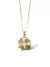 Collar Cadena Dream Acero Dorado Con Dijes Flor - Andi Joyas 