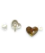 Aros Inyectados Heart 10mm De Cristales del oriente y Plata 925 en internet