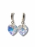 Aros Heart 14mm Huggies de Plata 925 y Cristales del oriente en internet
