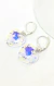 Aros Plata Jasmín De Cristales del Oriente 14mm Con Brisura de Plata - Andi Joyas 