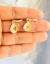 Aros Huggies Gota Glam Plata y Cistales de oriente - tienda online
