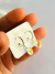 Aros Huggies Gota Glam Plata y Cistales de oriente