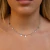 Colar Choker Chapa Prata - comprar online