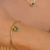 Bracelete Pedra Verde Dourado na internet