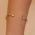 Bracelete Ponto de Luz Zircônia Dourado - comprar online