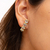 Brinco Earhook Pedras Mar Dourado - Banho Ouro 18k na internet