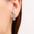 Brinco Earhook Pedras Mar Prata na internet