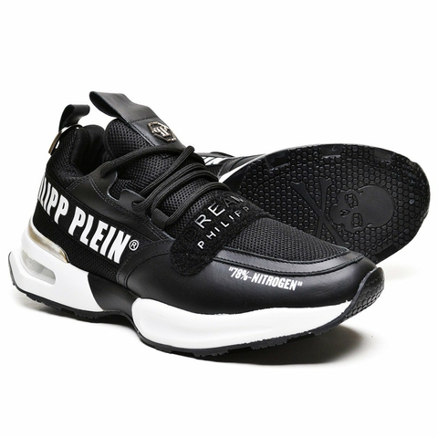 Tênis Phillipp Plein Runner Bolha Preto