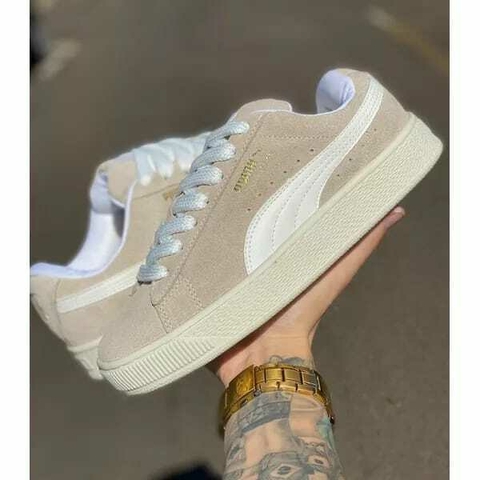 Tênis Casual Feminino Puma XL Suede Bege