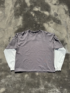 Remera Doble Manga Marrón - comprar online