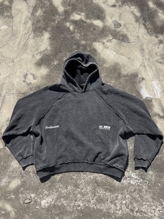 Hoodie Boxy Gris Washed - Mandem