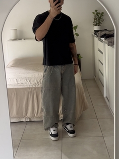 Jean Baggy Celeste Matizado en internet