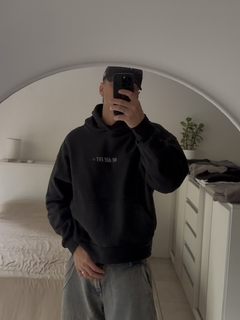 Hoodie Boxy Negro - Mandem