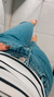 Calça Mom Marmorizada