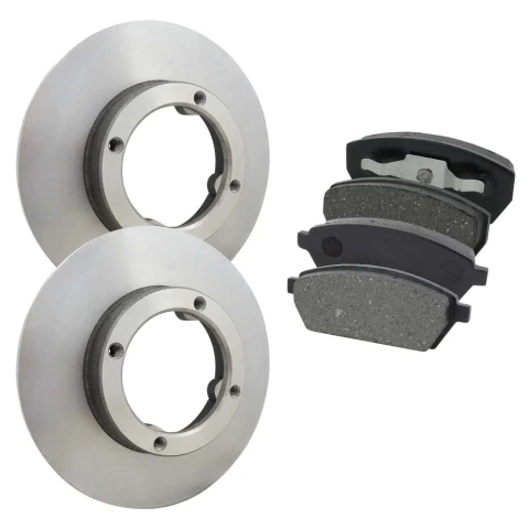 Kit Pastilhas + Par De Discos De Freio Effa Towner Jr Hafei