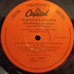The Motels - Pequeños Ladrones - Insert en internet