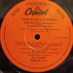 The Motels - Pequeños Ladrones - Insert - Salvealvinilo