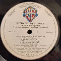 Prince - Signo De Los Tiempos - Doble - Insert - Salvealvinilo