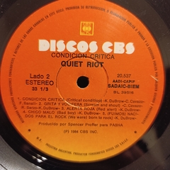 Quiet Riot - Condicion Critica - Salvealvinilo