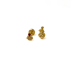 Arete Topo de Oro MOSCA ROJA - comprar en línea