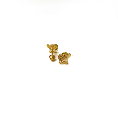 Arete Topo de Oro ELEFANTES CRISTALES - comprar en línea
