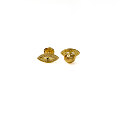 Arete Topo de Oro OJO TURCO - comprar en línea
