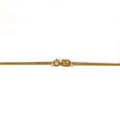 Cadena de oro Barbada Diamantada 40 - comprar en línea