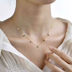 Collar tiny esmeralda