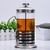 Cafeteira Prensa Francesa Cremeira Vidro E Aço Inox 350ml - comprar online
