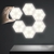 Luminária Quântica Hexagonal Led Rgb Colorida Controle Remoto - loja online