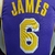 Jersey Lebron James Los Angeles Lakers Theme Purple Round Neck 2022-2023