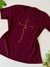T-shirt Vinho Fé - comprar online