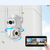 Camera Externa Ip a Prova D'água Wifi Dupla 2 Em 1 com Visao Noturna C/ Infravermelho Lente Dupla Icsee - Vovô Geek Tech