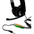 Cabo Adaptador P3 Macho para 2 P2 Fêmea - Fone e Microfone para Headset Para Fone Com Microfone Headset Pc Notebook na internet