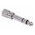 Plug Adaptador P2 Femea X P10 Macho Stereo Metal Blindado Microfone e Caixa de Som - comprar online