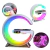 Luminária G de Mesa RGB Inteligente Smart Alto-falante Bluetooth Com Carregamento Indução Celular